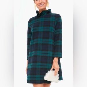 Tuckernuck Green and Black winter dress